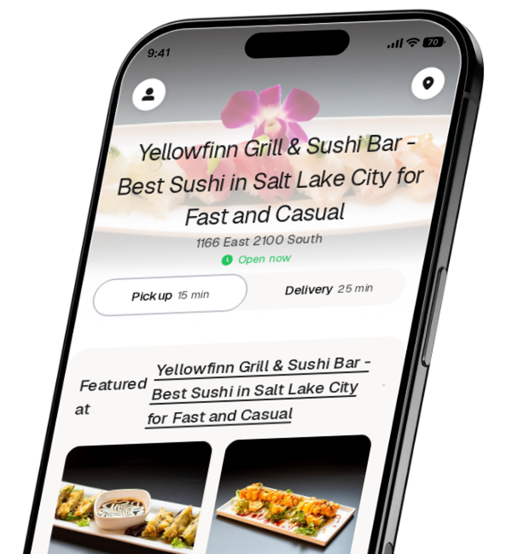 Yellowfinn Grill & Sushi Bar - Best Sushi in Salt Lake City for Fast and Casual app preview