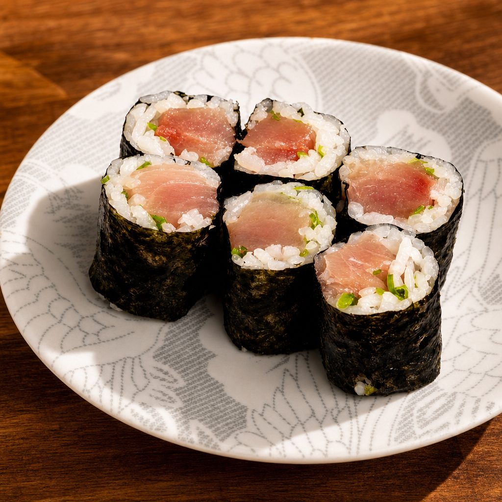 Spicy Yellowtail Roll.