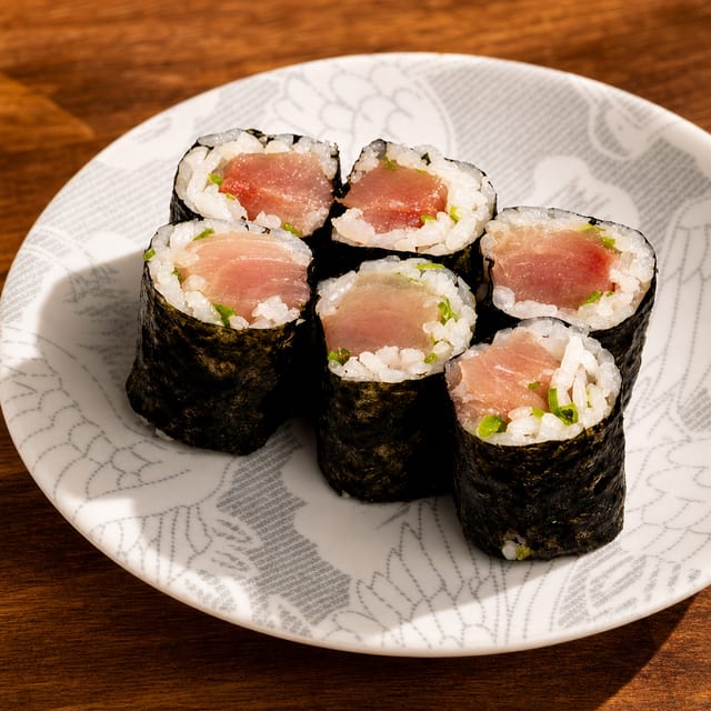 Spicy Yellowtail Roll.