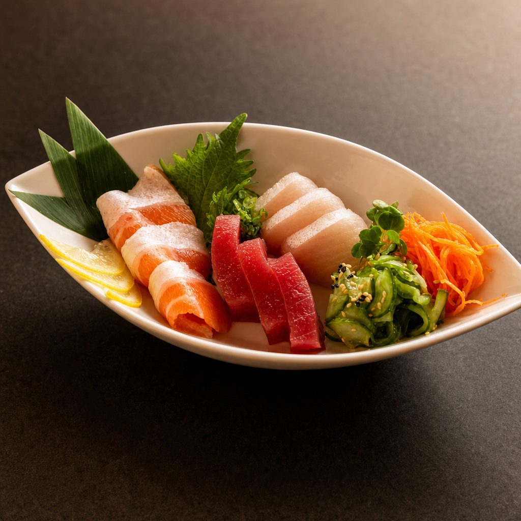 Sashimi Combo, 9-piece.
