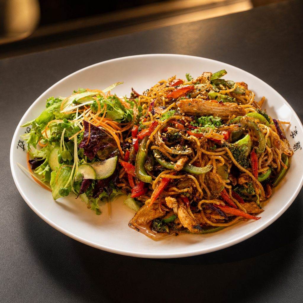 Yakisoba Lunch.